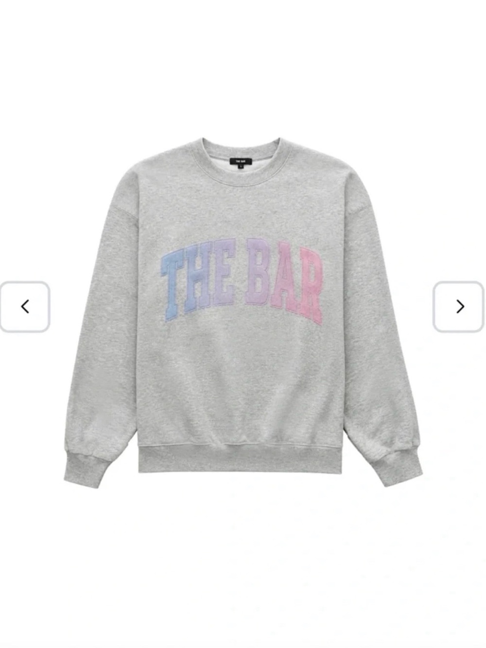 SOLD OUT - NWT The Bar XXL Crewneck Sweatshirt in Lavender Graze